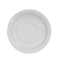 product of CAC China NCN-2 Clinton Saucer, 5-5/8" Dia x 3/4" H, Porcelain, Dishwasher Safe - 1 Dozen