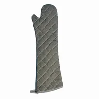 product of CAC China OMF2-24F Oven Mitt, 24" Flame-Resistant, 100% Cotton, Heat-Resistant to 400°F (205°C)