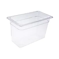 product of CAC China PCFP-T8 Polycarbonate Food Pan, 1/3-Size, 8" Deep, Clear, Non-Stick