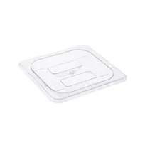 product of CAC China PCSD-SC Clear Polycarbonate Food Pan Cover 1/6-Size, Shatter-Resistant, NSF - Each
