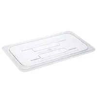 product of CAC China PCSD-TC Polycarbonate Food Pan Cover, 1/3-Size, Clear, Shatter & Scratch Resistant