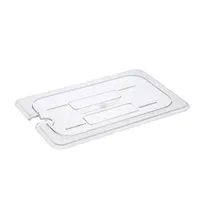 product of CAC China PCSL-QC Polycarbonate Food Pan Cover, 1/4-Size Clear, Shatter-Resistant, Dishwasher Safe