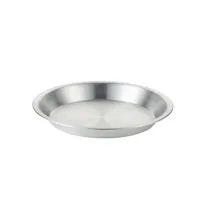 product of CAC China PIPA-8 Premium Aluminum Pie Pan, 8" Dia., 1" to 1-1/4" Depth, Heavy-Duty Baking Pan