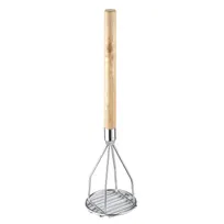 product of CAC China PMSW-18R Potato Masher, 4-1/2"dia x 18"H, Round, Wooden Handle