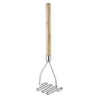 product of CAC China PMSW-18T Potato Masher, 4-1/2"W x 4"D x 18"H Rectangle with Wooden Handle