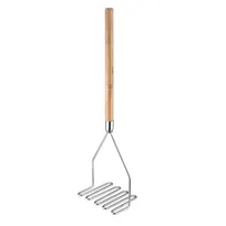 product of CAC China PMSW-24T Potato Masher, 6-3/8"W x 5-1/8"D x 24"H Rectangle with Wooden Handle