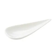 product of CAC China PTS-30 - Soup Spoon, 3-7/8" L x 1-3/4" W x 7/8" H, White, Dishwasher Safe - 1 Dozen
