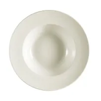 product of CAC China REC-107 Pasta Bowl, 22 oz (10-1/2" Dia x 2-1/2" H) Round White Stoneware Microwave Safe - 1 Dozen