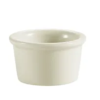 product of CAC China RKF-1-AW - 1 oz White Ceramic Ramekin, 2"-1/8" Dia x 1"-1/8" H, Microwave Safe - 1 Dozen