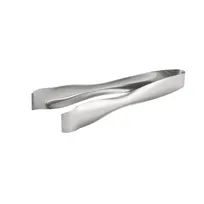 product of CAC China S3TG-PM9 Pom Tongs, 9"L, One-Piece, 18/8 Stainless Steel, Mirror Finish