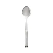 product of CAC China SBFH-SO01 Solid Serving Spoon, 11 3/4"L, Stainless Steel, Mirror Finish