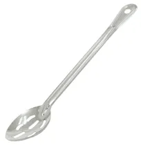 product of CAC China SBHL-11 Basting Spoon, 11" Long, Slotted, 1.2mm Stainless Steel, Non-Insulated Handle