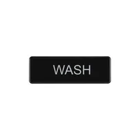product of CAC China SCE3-WS07 Compliance Sign, 9" x 3", English, Black, Heavy-Duty Plastic