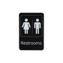 product of CAC China SCE9-RR07 Compliance Sign, 6" x 9", English, Black, Heavy-Duty Plastic