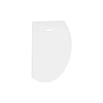 product of CAC China SCPD-7 Dough Scraper, 7-1/2"L x 4-3/4"W, Plastic, 6 per Pack