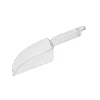 product of CAC China SCPP-12 Clear Polycarbonate Ice Scoop, 12 oz Capacity, Flat Bottom, NSF Certified Design