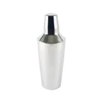 product of CAC China SCSK-28 Cobbler Shaker, 28 oz 3-piece, Stainless Steel with Built-in Strainer
