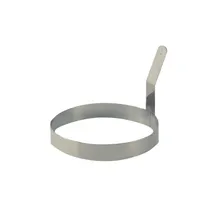 product of CAC China SEGR-6 Stainless Steel Egg Ring, 6" dia. x 1" deep, Dishwasher Safe