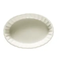 product of CAC China SFV-5 - Oval 5 oz Souffle Dish, 5-1/2"L x 4"W x 7/8"H, White Ceramic, Oven Safe - 1 Dozen