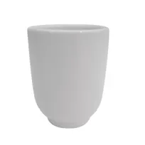 product of CAC China SHA-17 - Sushia 8 oz Tea Cup, 2-3/4" Dia x 3-1/2" H, White Porcelain, Safe - 1 Dozen