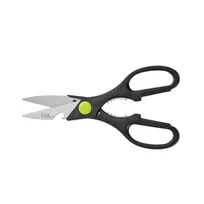 product of CAC China SHRA-3 All Purpose Kitchen Shears, 4", Stainless Steel Blades, Polypropylene Handle