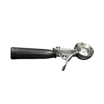 product of CAC China SICD-30BK Thumb Disher, #30, 1 oz., Stainless Steel Scoop, Black Handle