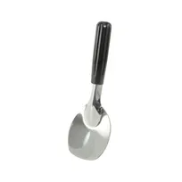 product of CAC China SICS-1 Ice Cream Spade, 9" Long, Stainless Steel with Black Handle