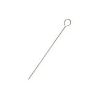 product of CAC China SKSR-10 Stainless Steel Skewer, 10" Round Looped Handle, Pointed End - 1 Dozen