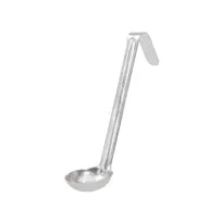 product of CAC China SLD6-05 Ladle, 1/2 oz. Bowl, 6" Hooked Handle, One-Piece, Stainless Steel