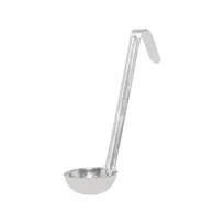 product of CAC China SLD6-10 Ladle, 1 oz. Bowl, 6" Hooked Handle, One-Piece, Stainless Steel