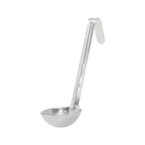 product of CAC China SLD6-15 Ladle, 1-1/2 oz. Bowl, 6" Hooked Handle, One-Piece, Stainless Steel