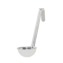 product of CAC China SLD6-20 Ladle, 2-5 oz Capacity, 6" Hooked Handle, One-Piece Stainless Steel
