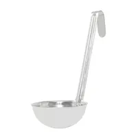 product of CAC China SLD6-60 Serving Ladle, 6 oz Stainless Steel, 6" Handle, One-Piece