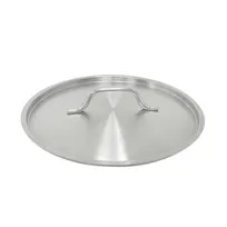 product of CAC China SLID-2S Stainless Steel Lid for 2-Quart Saucepan, Round, Flat Style