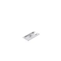 product of CAC China SPCN-N Stainless Steel Steam Table Pan Cover, 1/9 Size, Flat, Handle, 304 SS