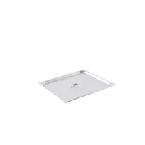 product of CAC China SPCO-2T Steam Table Pan Cover, 2/3-Size, With Handle, 304 Steel, NSF - Sold Individually