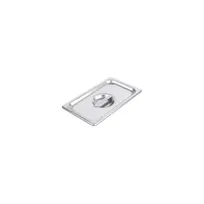 product of CAC China SPCO-Q 1/4-Size Steam Table Pan Cover, Flat, With Handle, 304 Stainless Steel