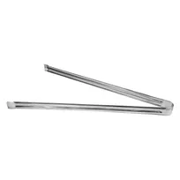 product of CAC China SPMT-12 Pom & Ice Tongs, 12" Stainless Steel Kitchen Utensil, 9-16" Length, Finish