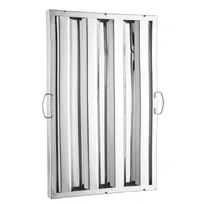 product of CAC China SRHF-1625 Exhaust Hood Filter, 25" H x 16" W, Stainless Steel Construction, Heavy-Duty Commercial Kitchen Ventilation