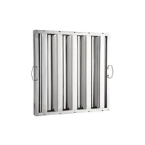 product of CAC China SRHF-2020 Exhaust Hood Filter, 20" H x 20" W Stainless Steel Construction, Commercial Kitchen