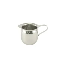 product of CAC China SSBC-8 Bell Creamer Pitcher, 8 Ounce Stainless Steel, 6-8 Oz Capacity, Polished Finish