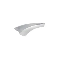product of CAC China STG1-9 Serving Tongs, 8-1/2"L, One-Piece, 18/8 Stainless Steel, Satin Finish