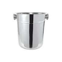 product of CAC China SWBT-8 Wine Bucket, 8 Qt Stainless Steel with Knob Handle, 5-9 Quart Capacity, Finish