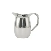 product of CAC China SWPB-2G 2-Quart Stainless Steel Water Pitcher with Ice Guard and Handle - 1/Each