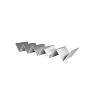 product of CAC China TCHD-45S Taco Holder, Stainless Steel 4-Compartment Tray, Durable Food Service Server