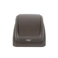 product of CAC China TCSL-D23BN Swing Dome Trash Can Lid, 23 Gallon Plastic, Brown Finish
