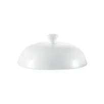 product of CAC China TST-W20-LID - 5-3/4" Dia x 2-1/2" H Porcelain Lid White, Oven Microwave Safe - 1 Dozen