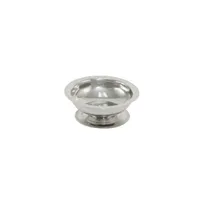 product of CAC China TTSD-35 - Footed 3.5 oz Sherbet Dessert Dish, Stainless Steel, Elegant Silver Finish