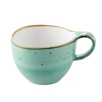 product of CAC China TUS-1-TQS - Tucson 8 oz Porcelain Cup, 3"5/8" x 3"3/4" Oven Microwave Safe - 1 Dozen