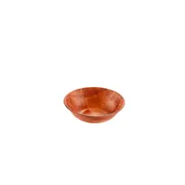 product of CAC China TWSB-05 - 5" Round Wooden Bowl, Woven Wood, Stain, Acid, Oil & Odor Resistant